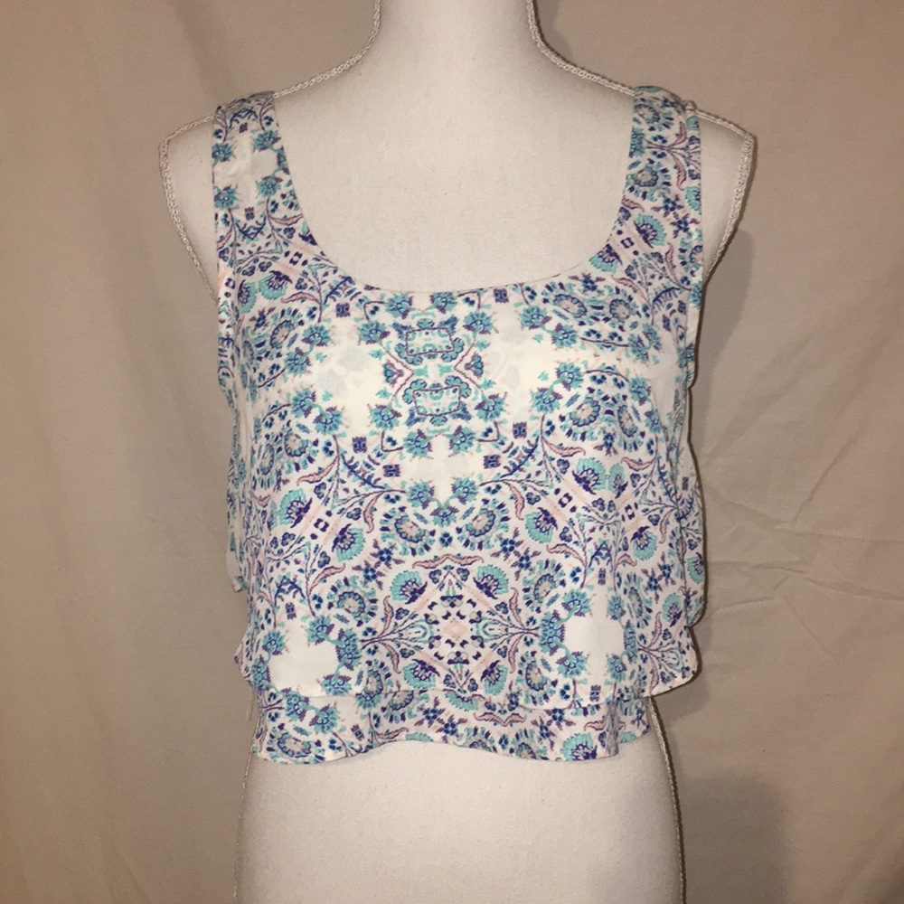 Flowey Printed Crop Top